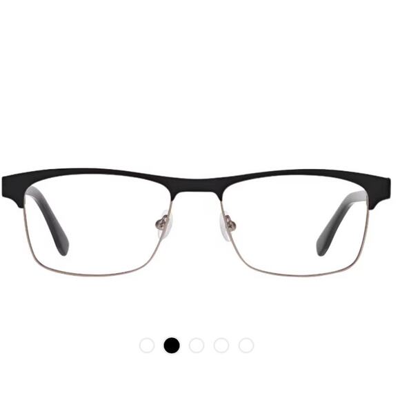 Lacoste L2198 Eyeglasses Black Semi Rim Rectangular 55-18-145 unisex main image 16